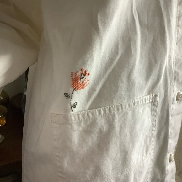 Vans Micro Ditsy Flora Marshmallow Long Lightweight Jacket/Dress - Picture 5 of 9